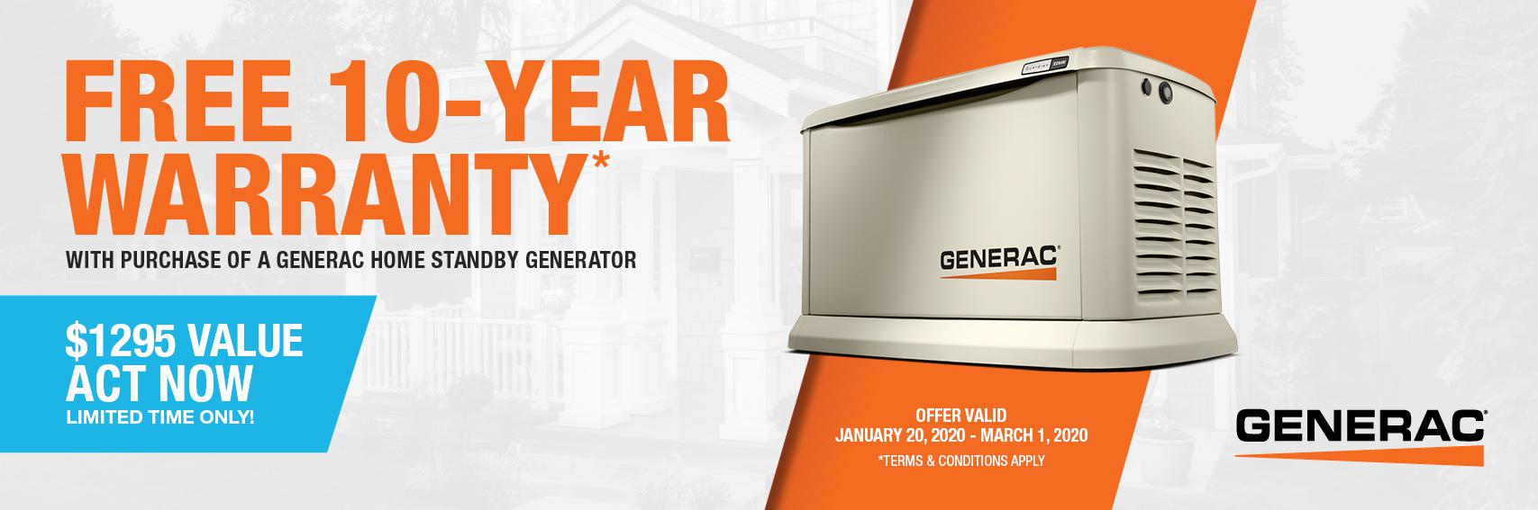 Homestandby Generator Deal | Warranty Offer | Generac Dealer | Dartmouth, NS
